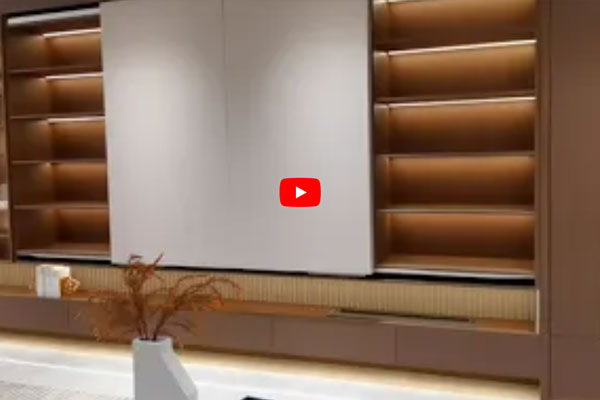 lemari TV ruang tamu rumah pintar - solusi rumah penuh yang disesuaikan