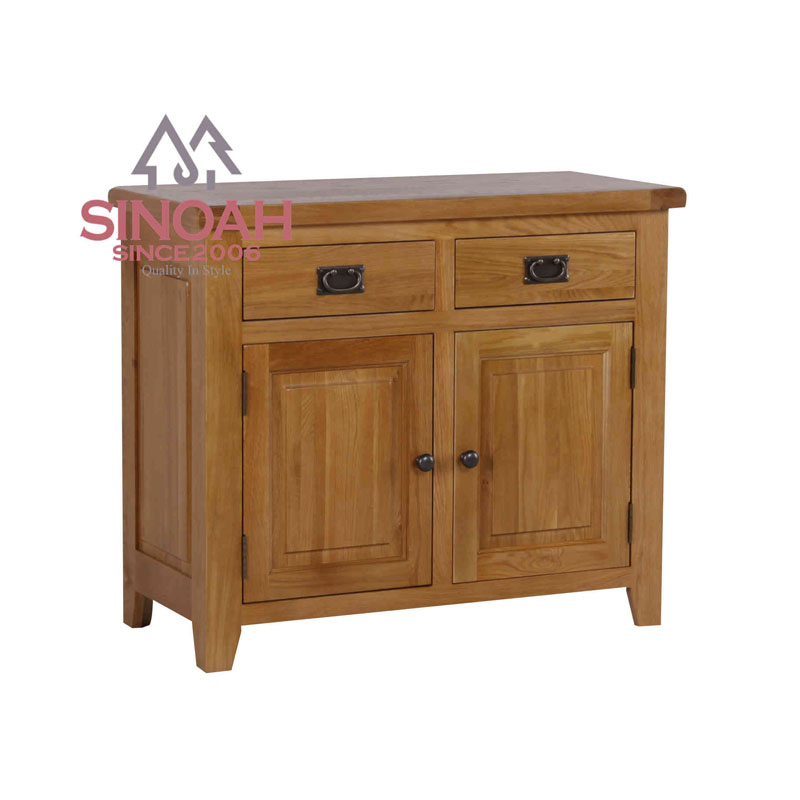 Bufet Rustic Oak 2 Pintu