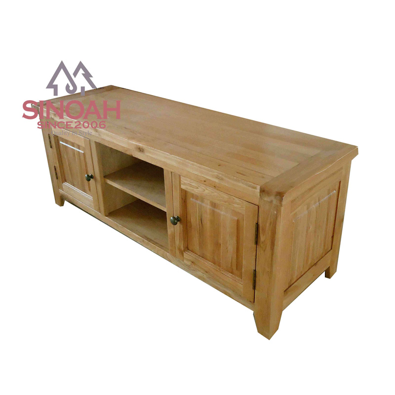 Unit TV Rustic Oak Besar