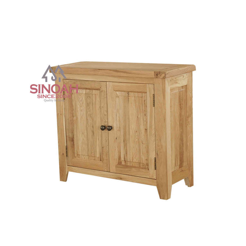 Bufet Rustic Oak Kecil 2 Pintu