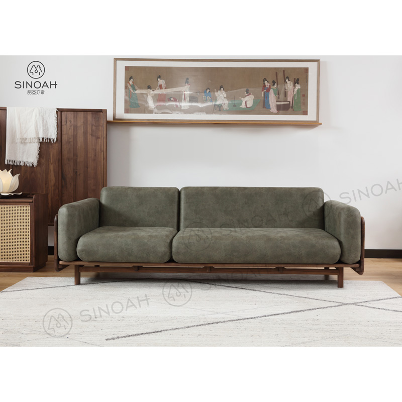 Sofa Kisaran Desainer Walnut